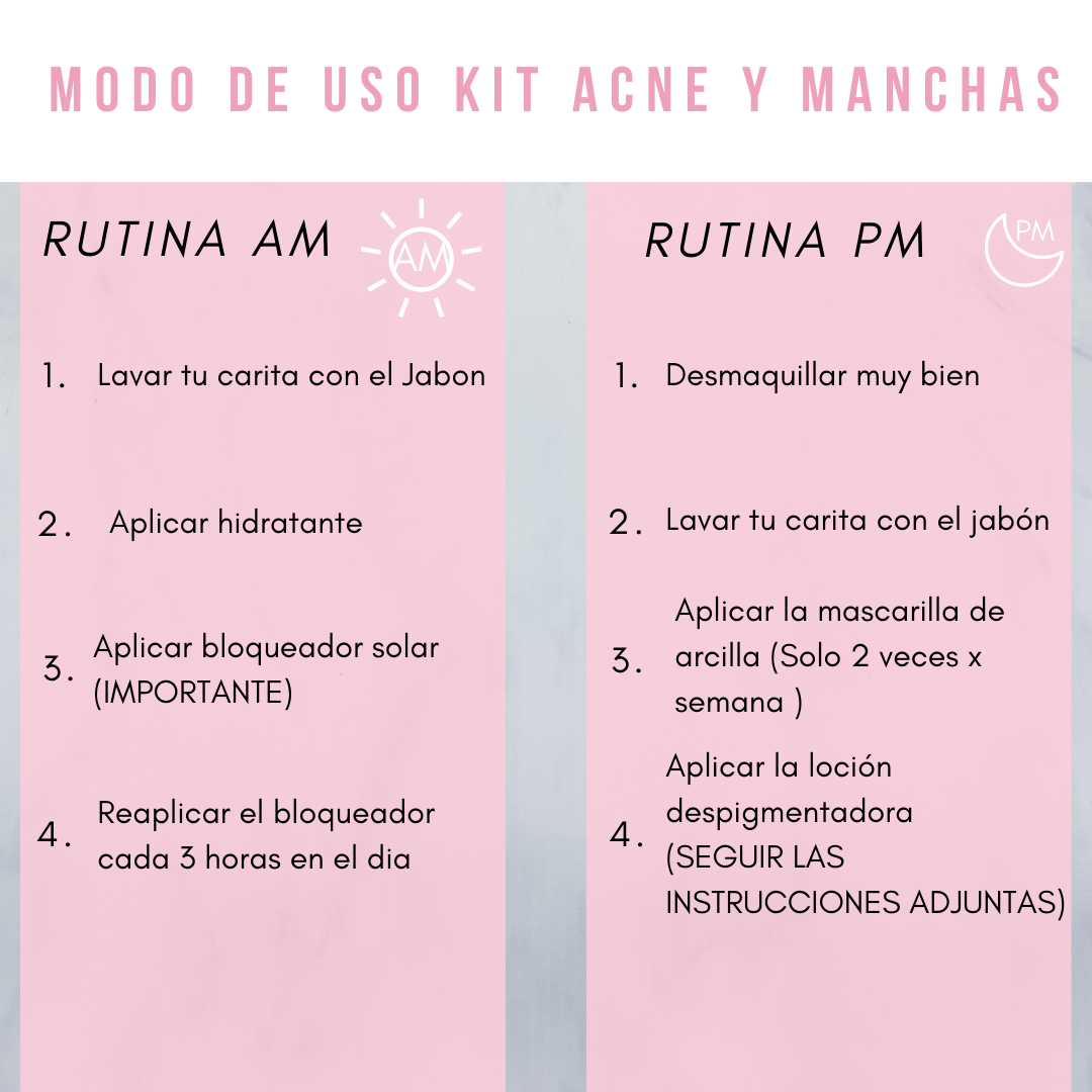 KIT ACNE X 3 PRODUCTOS